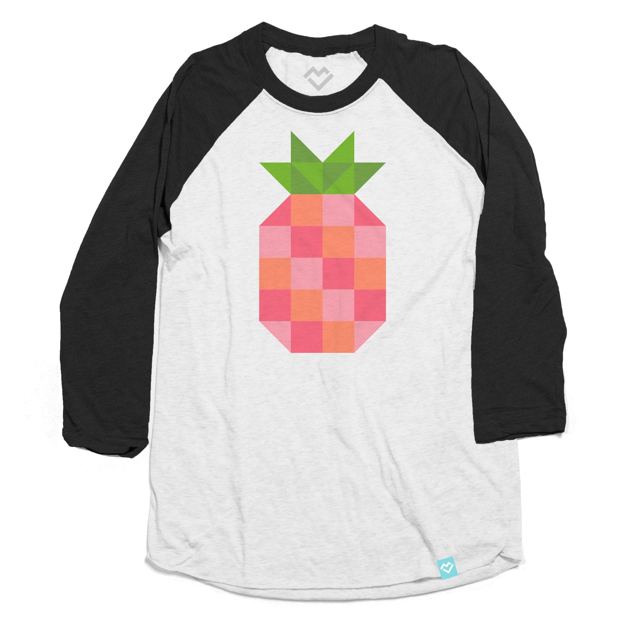 pineapple block raglan - Maker Valley