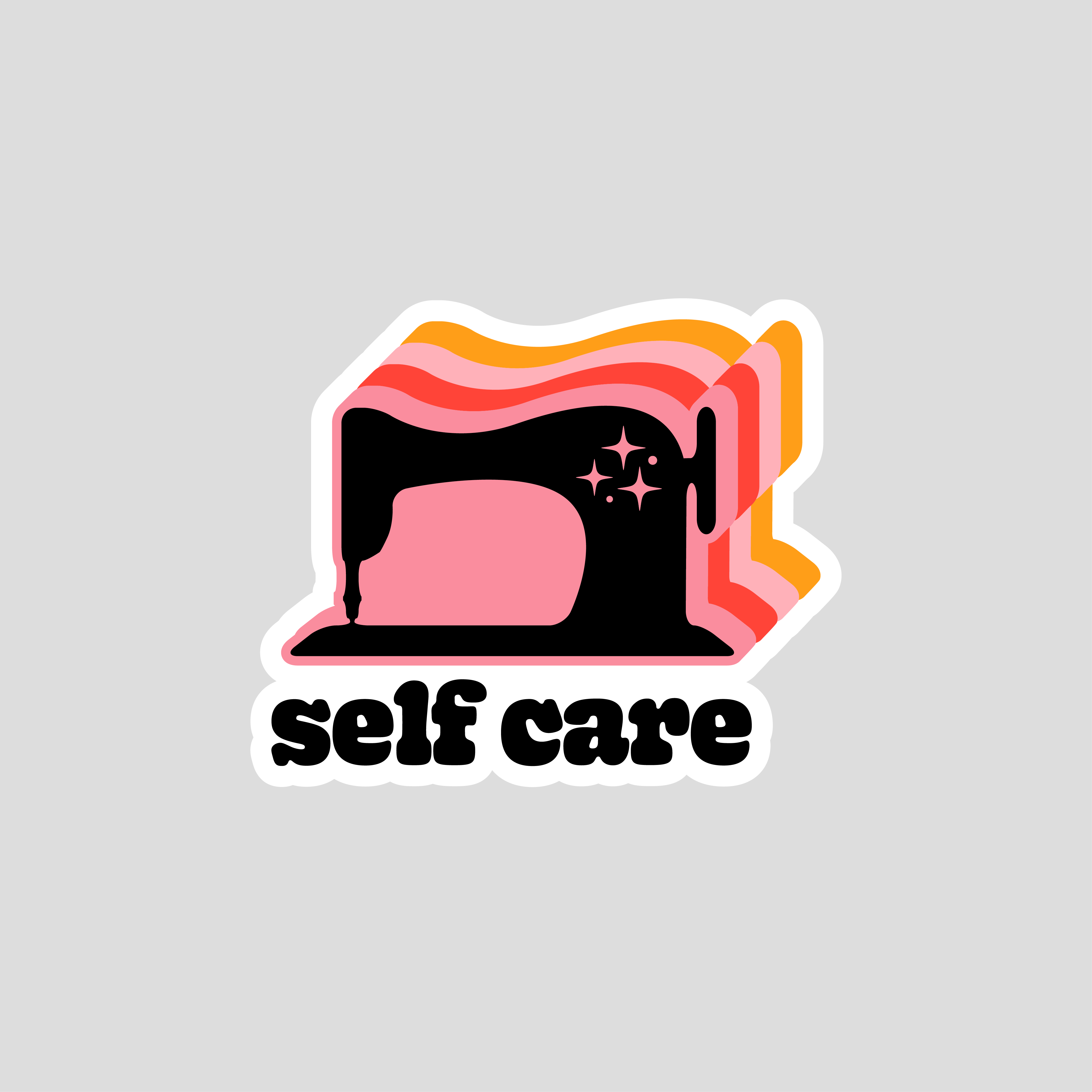 Self Care Sewing - Sticker