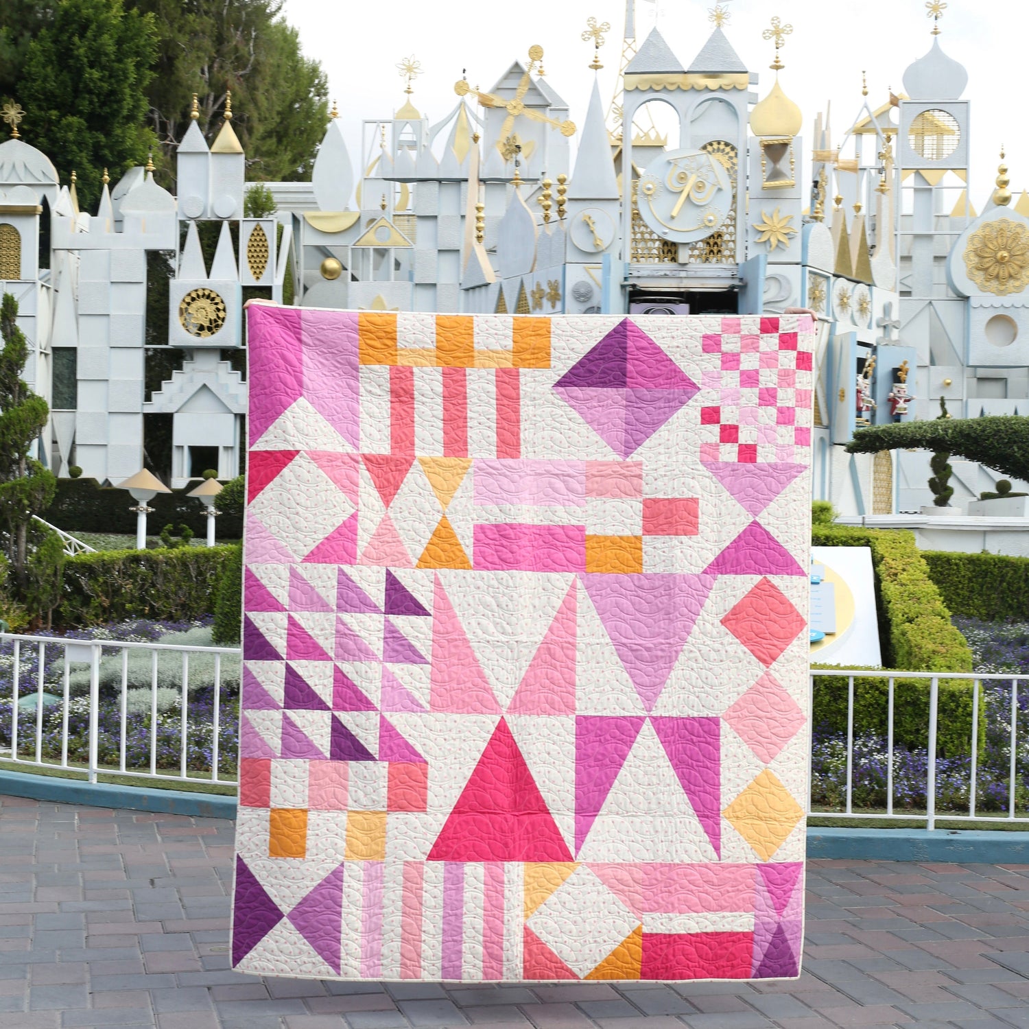 Modern Mosaic Quilt Pattern: A Whimsical, Mid-Century-Inspired Quilt