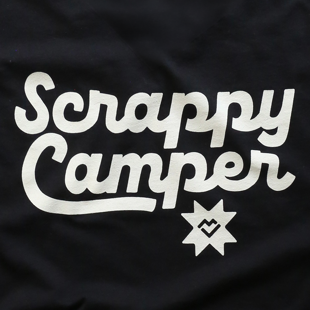 Scrappy Camper - T-shirt (Black)