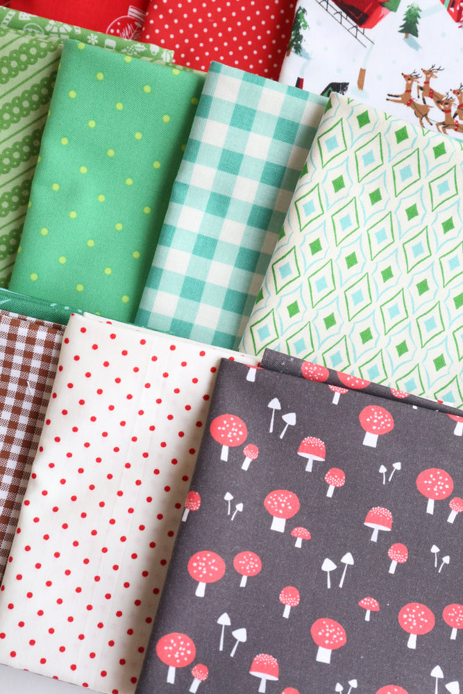 Christmas Toadstools - Fat Quarter Bundle