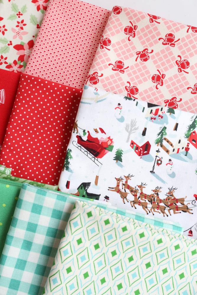 Christmas Toadstools - Fat Quarter Bundle