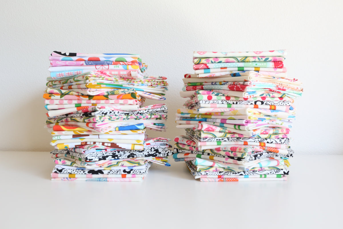 Scrappy Mystery (Loud Low Volume) - 5 Fat Quarter Bundle