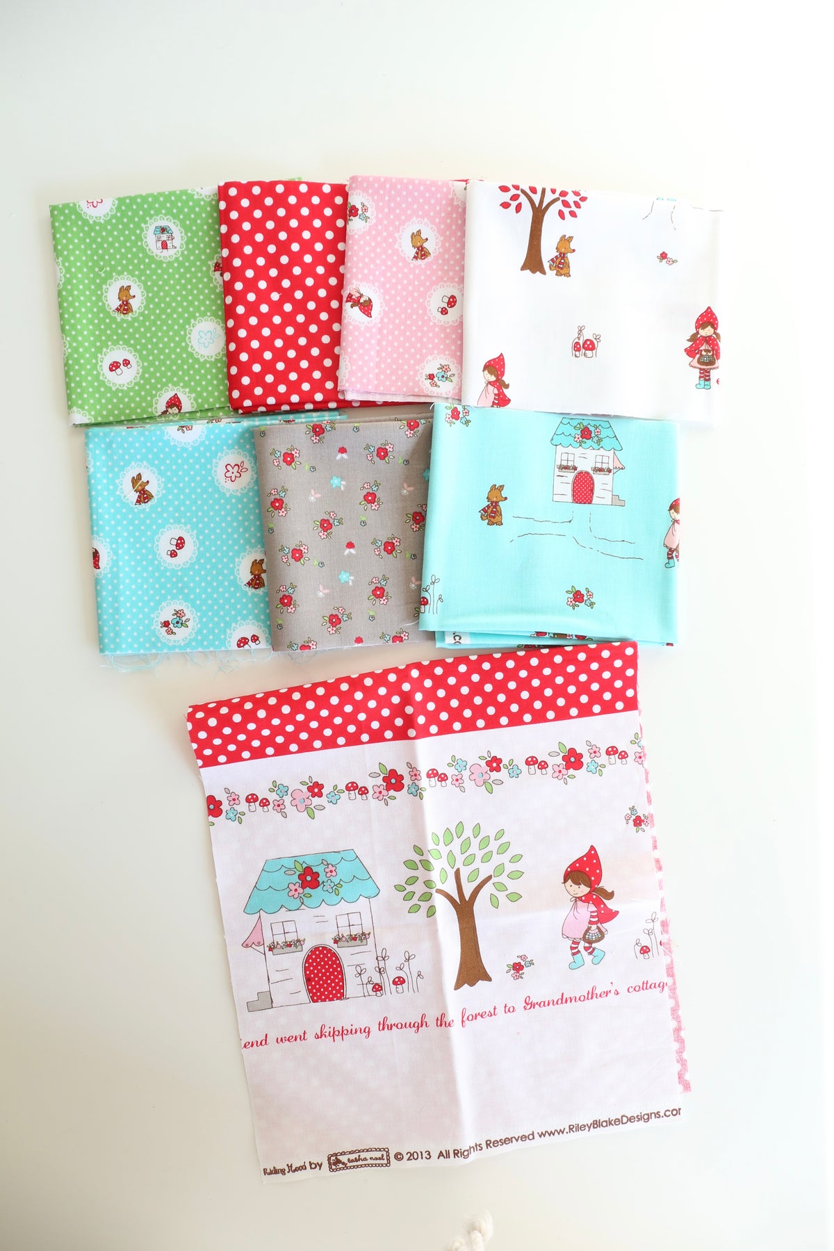 Little Red Riding Hood by Tasha Noel- 8 Fat Eighths Bundle