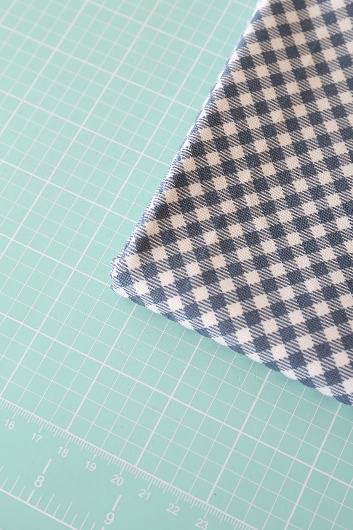 Gingham (navy) by Sweetwater - 3/4 yard