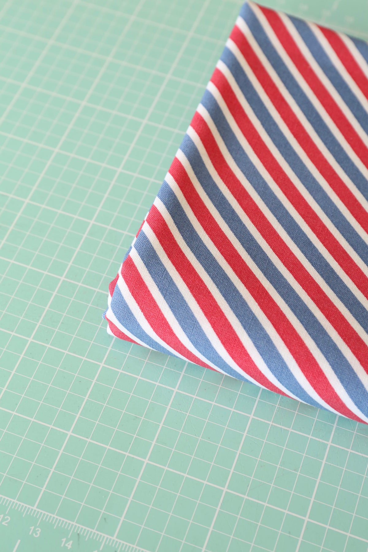Handle With Care Airmail Stripe - 1 Yard