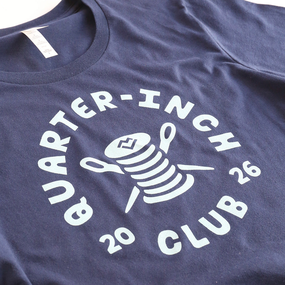 Quarter-Inch Club - T-shirt (Navy)
