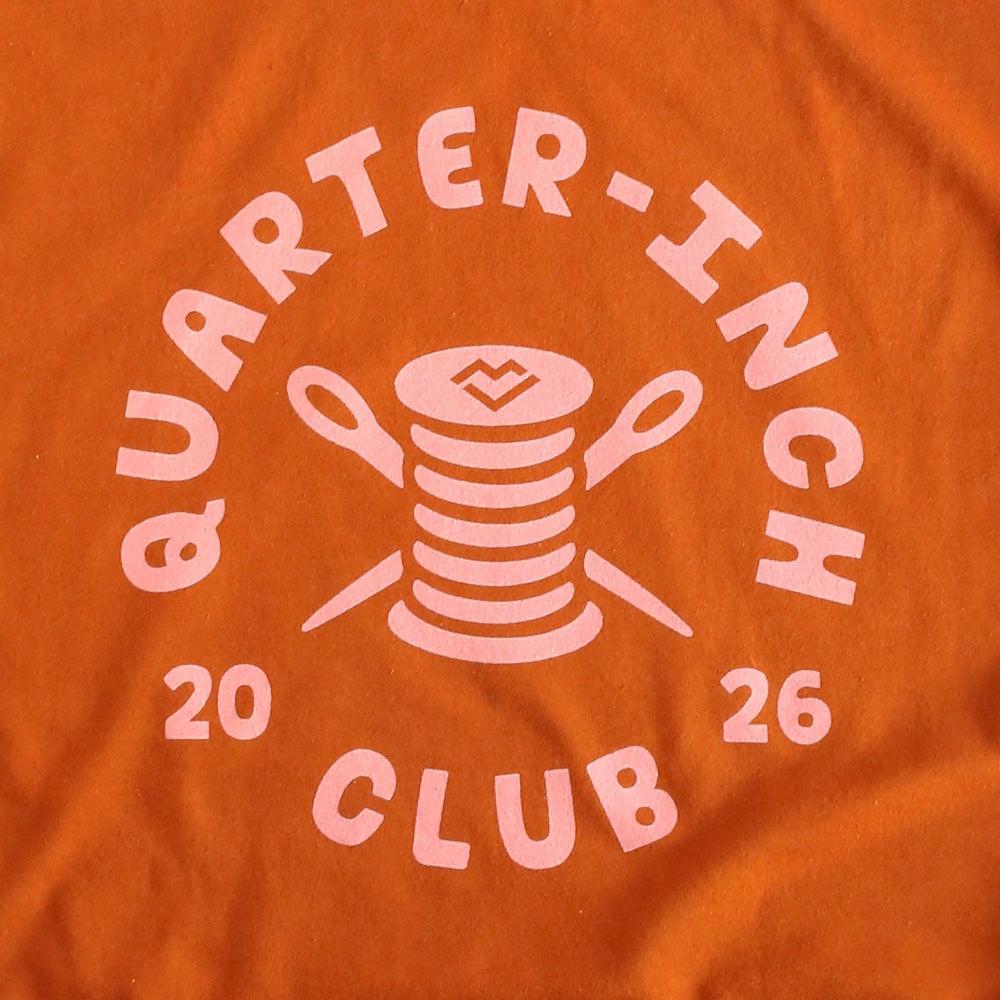 Quarter-Inch Club - T-shirt (Rust)