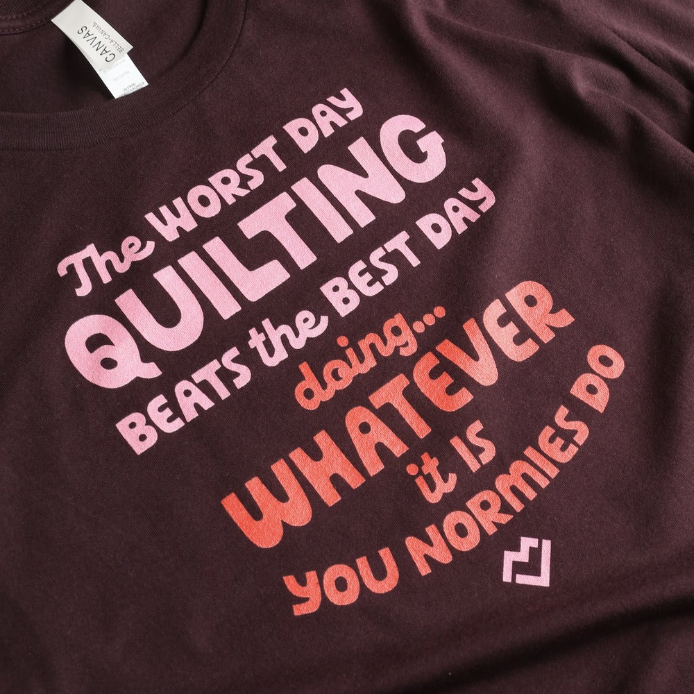 Best Day Quilting - T-shirt (Oxblood)