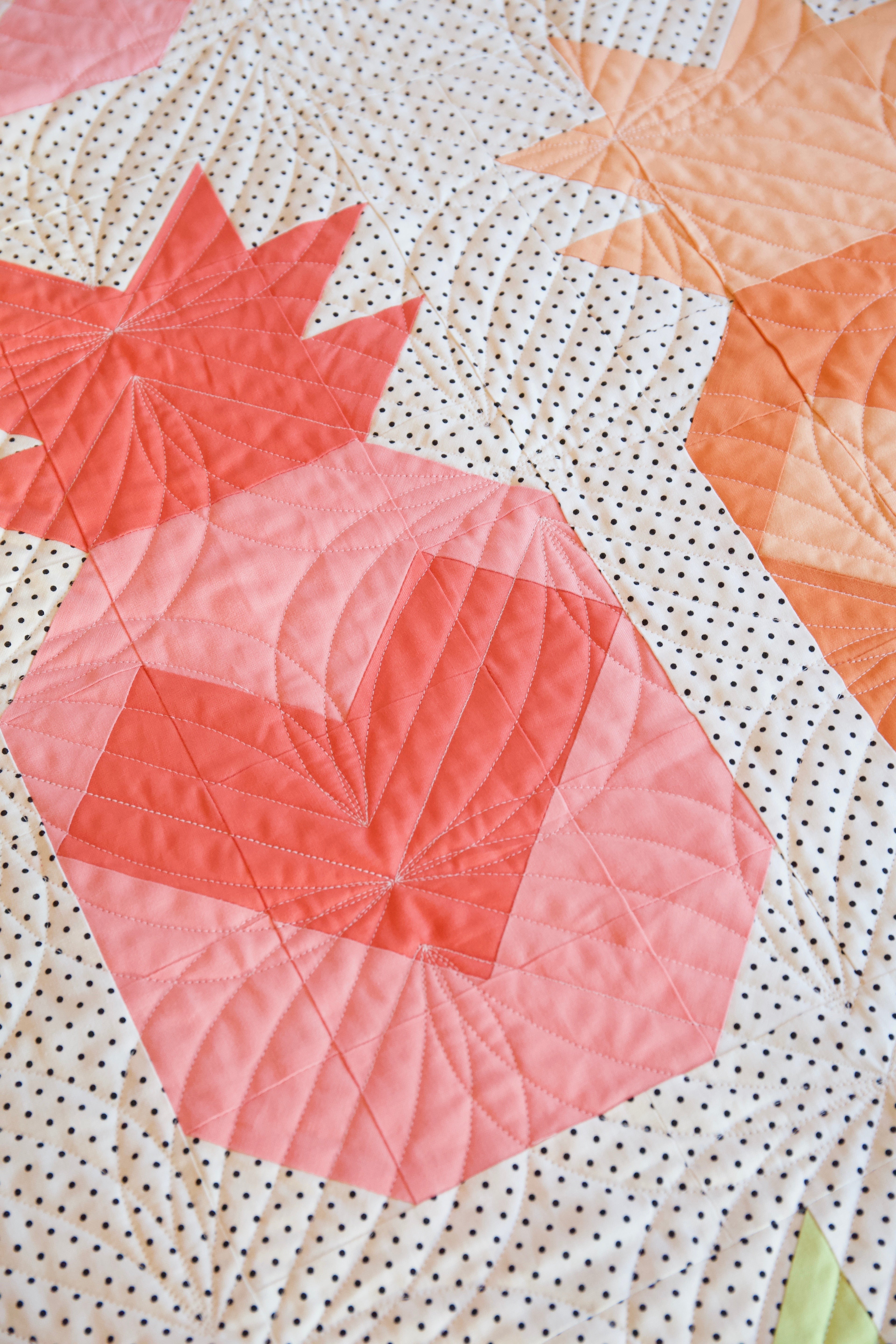 Scrappy Pineapple Love Block Tutorial - Downloadable PDF