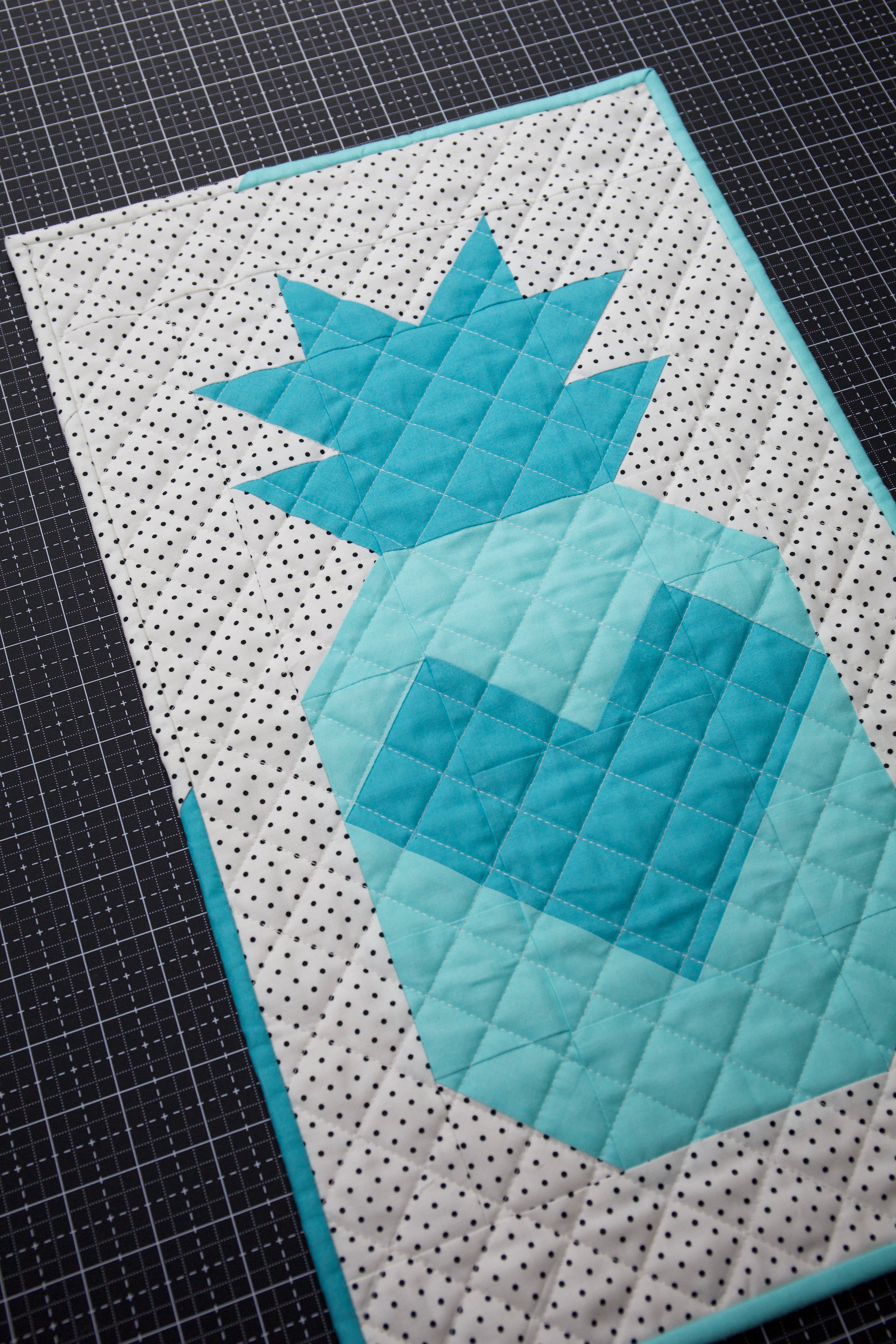 Scrappy Pineapple Love Block Tutorial - Downloadable PDF