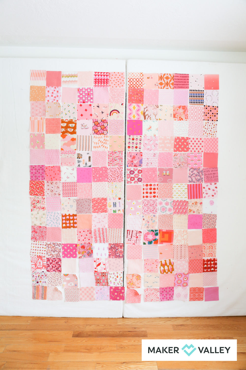 Chain Pieced Patchwork Quilt Tutorial - Downloadable PDF