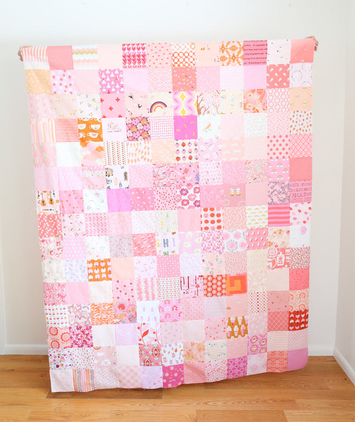 Chain Pieced Patchwork Quilt Tutorial - Downloadable PDF