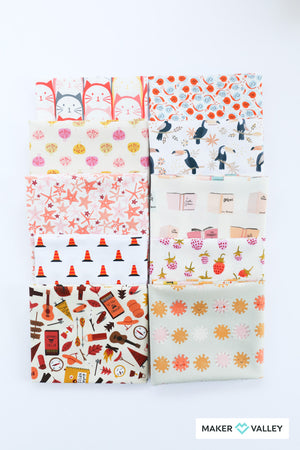 
            
                Load image into Gallery viewer, Scrappy Low Volume (Warm) - Fat Quarter Bundle
            
        