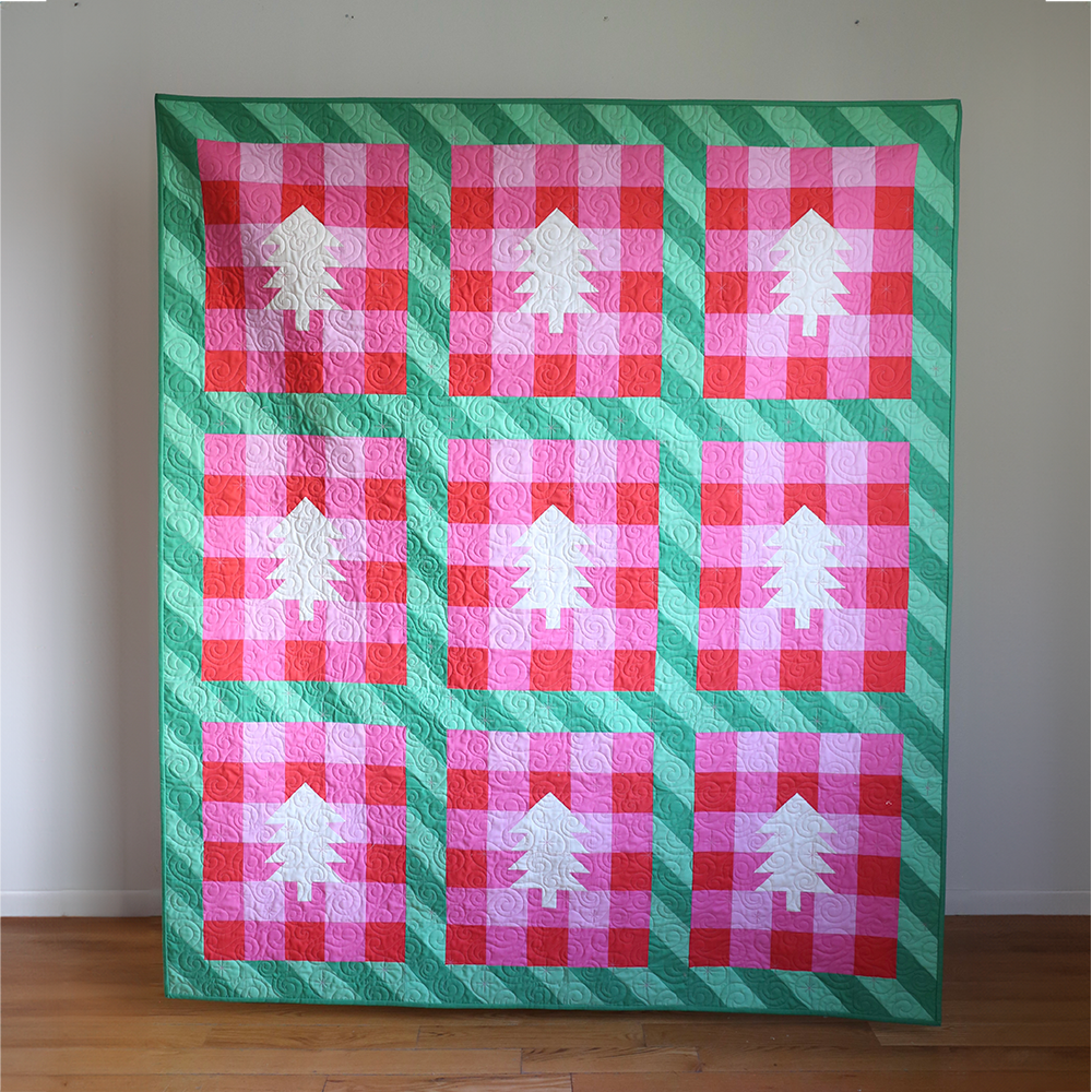 Holly's Christmas Tree Farm - Quilt Kit (Peppermint)
