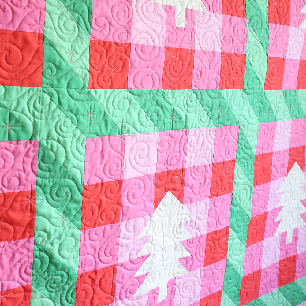 Holly's Christmas Tree Farm - Quilt Kit (Peppermint)