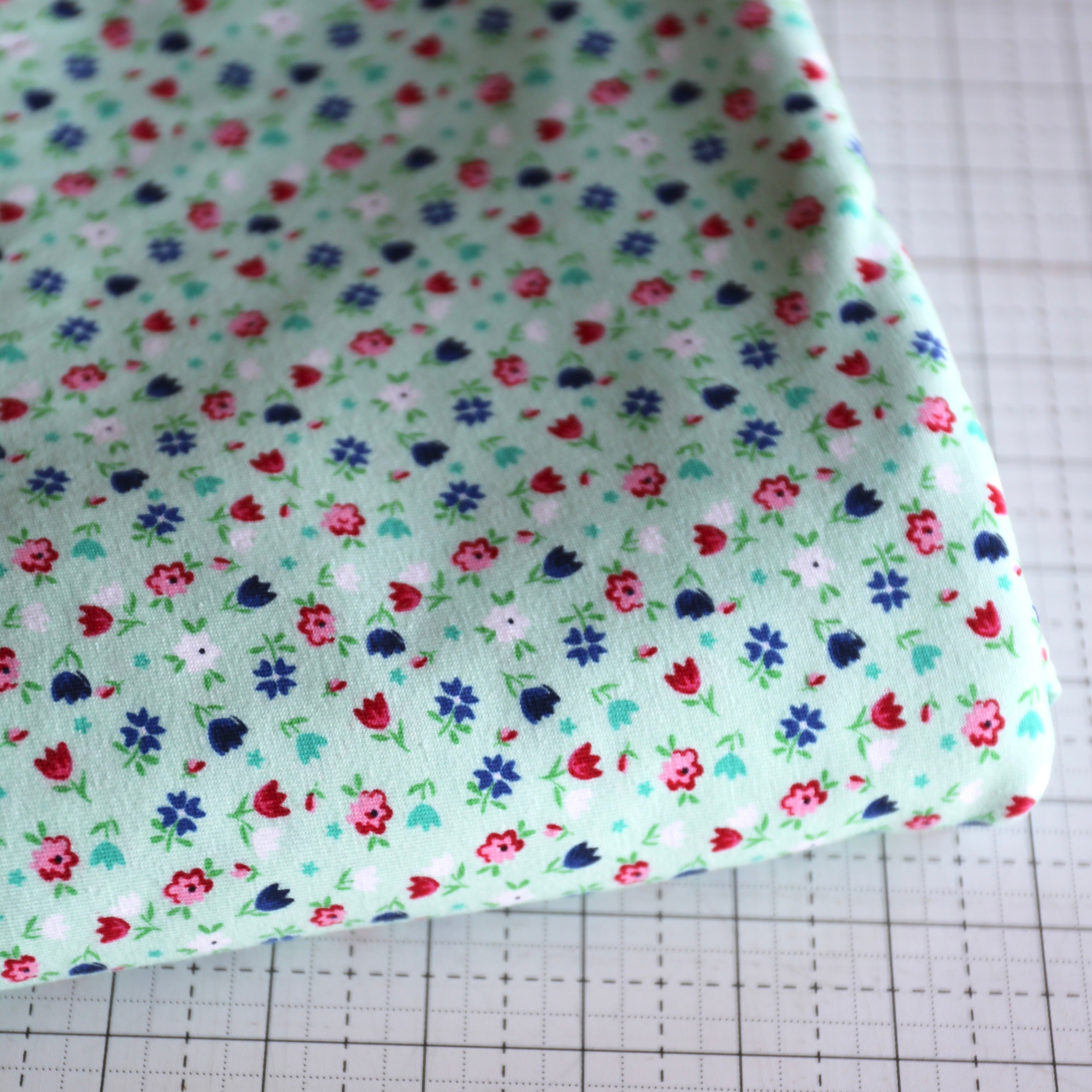 Tasha Noel A Little Sweetness Knit (Aqua) - 2 Yards KNIT