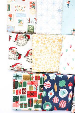 Santas & Skiers - Fat Quarter Bundle