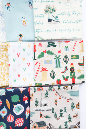 Santas & Skiers - Fat Quarter Bundle