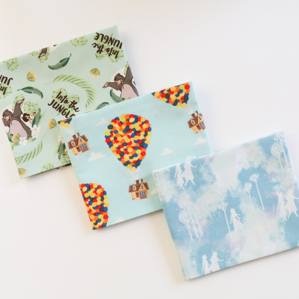 Up, Frozen, Jungle Book - Fat Quarter Bundle