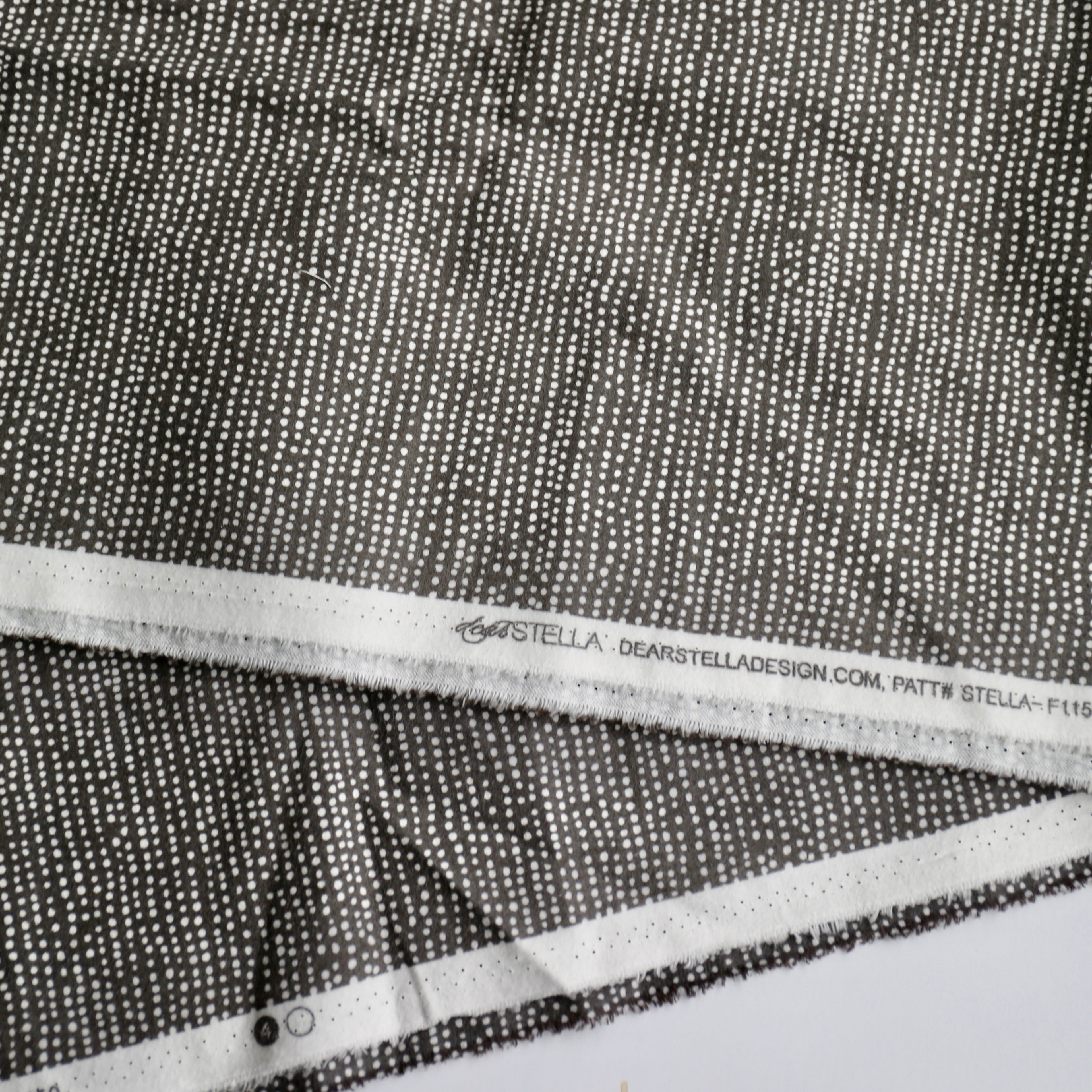 Dear Stella Graphite Moonscape - 2 Yards FLANNEL