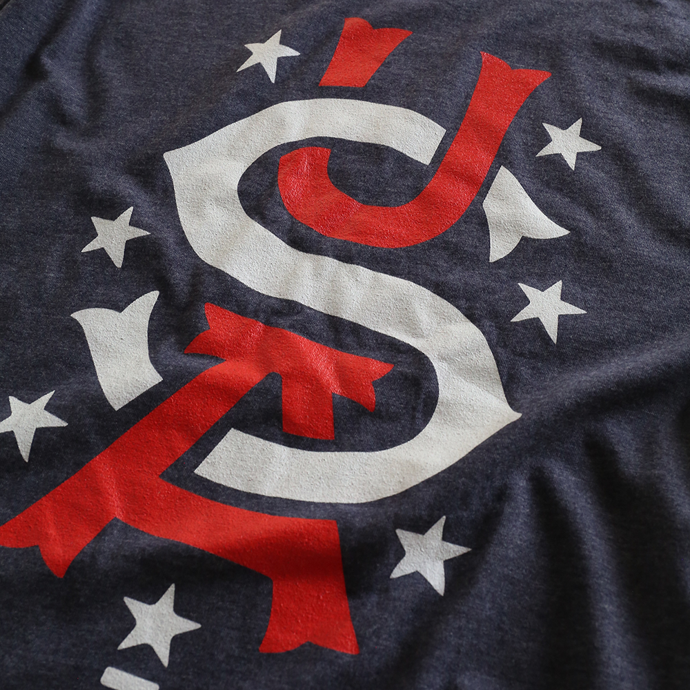 USA Monogram - T-shirt (Navy)