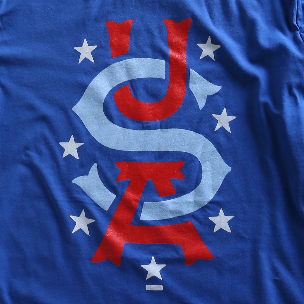 USA Monogram - T-shirt (Royal)
