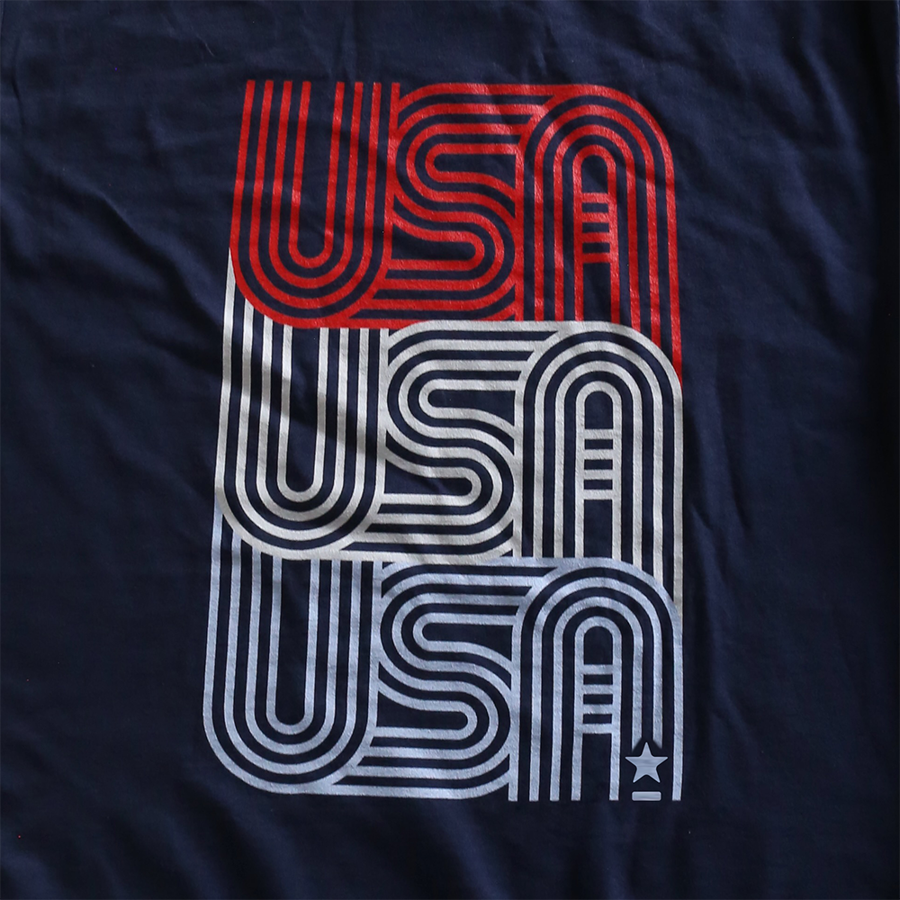 USA Lines - T-shirt (Navy)