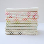 Le Creme Swiss Dots - Half Yard Bundle