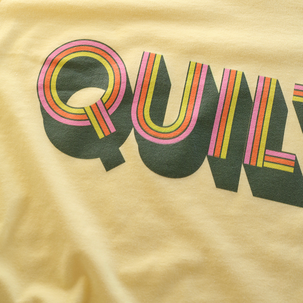 Quilts - T-shirt (Yellow)