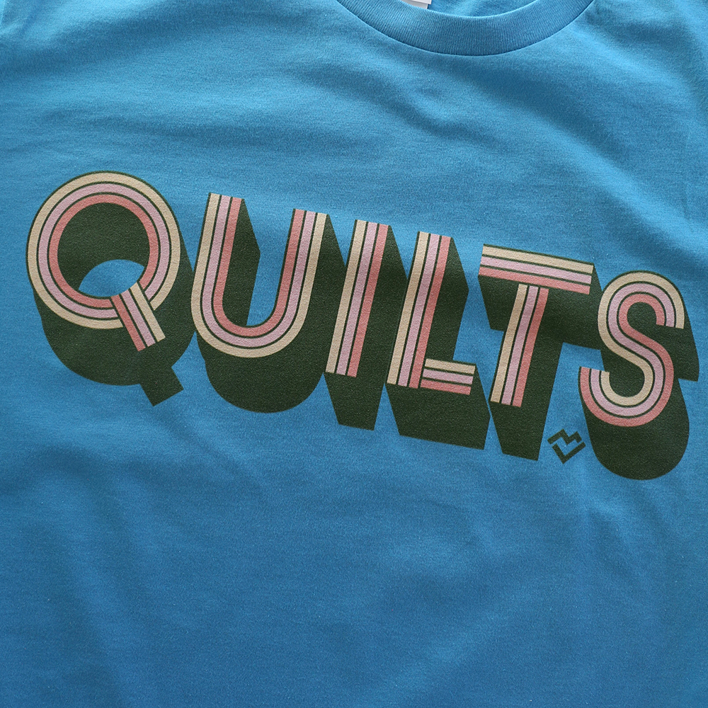 Quilts - T-shirt (Aqua)