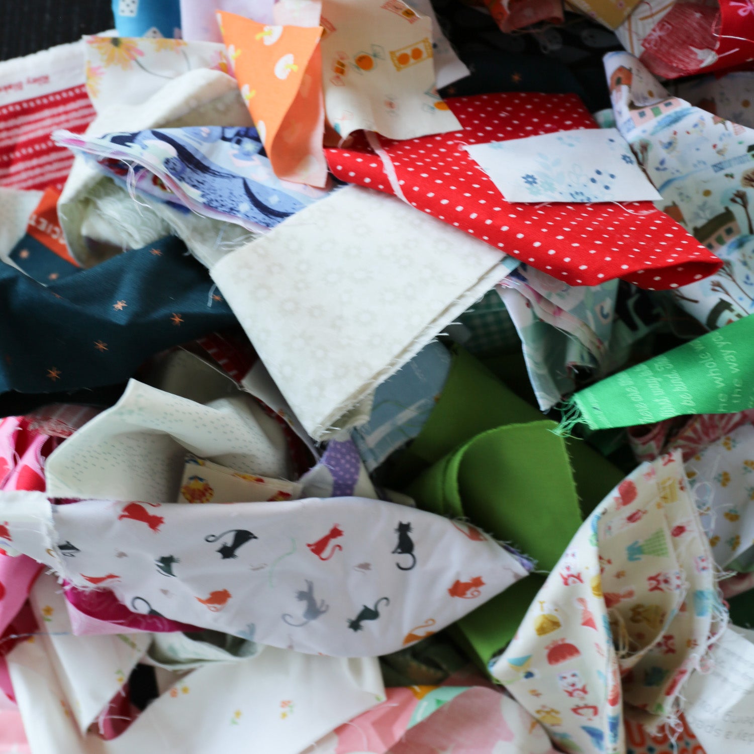 Fabric Scrap Bag