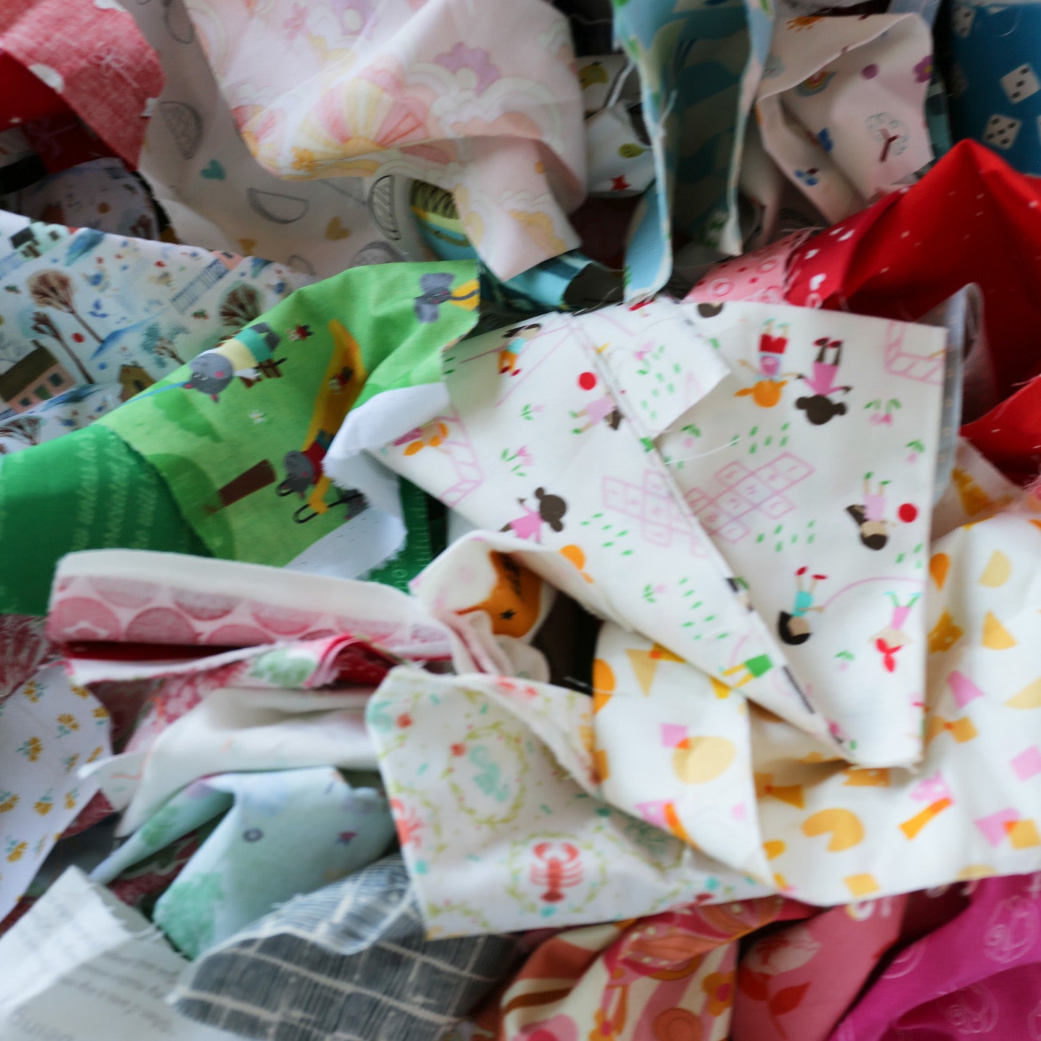 Fabric Scrap Bag
