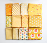 Yellow Elephants - Fat Quarter Bundle