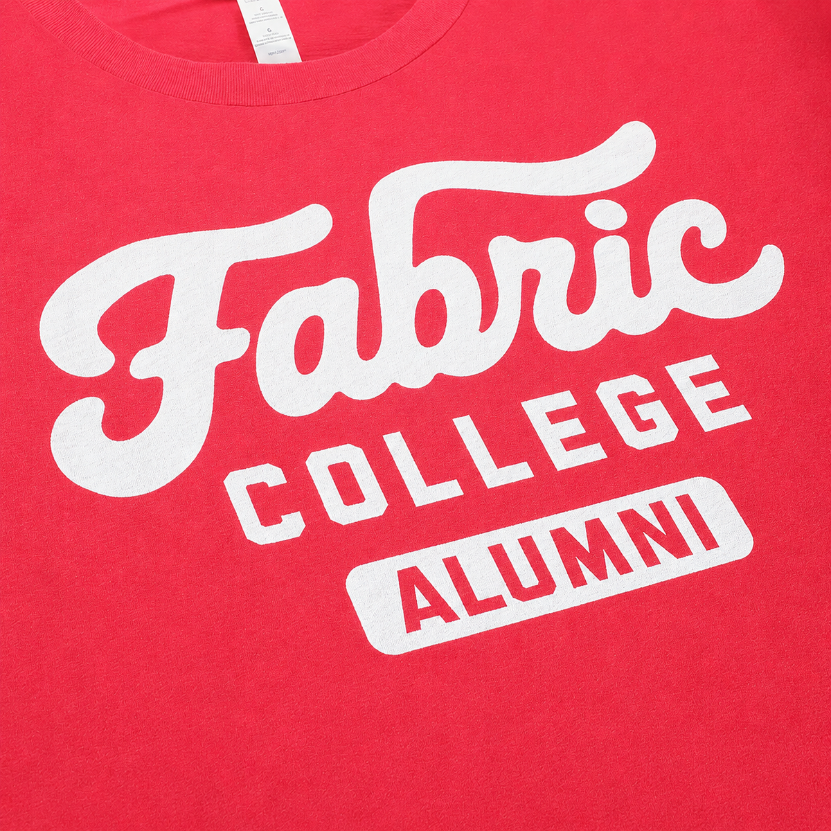 Fabric College: Alumni - T-shirt (Red)