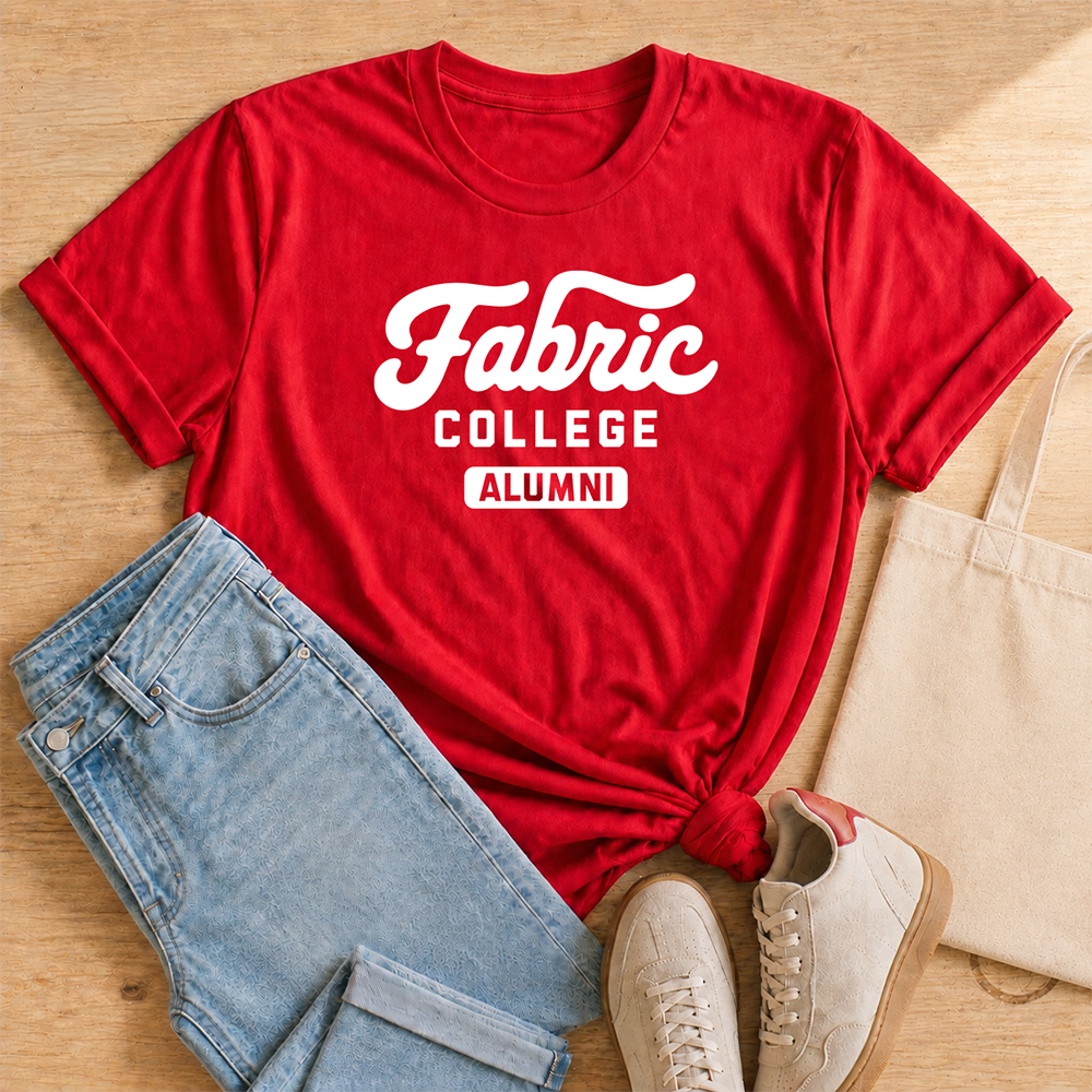 Fabric College: Alumni - T-shirt (Red)