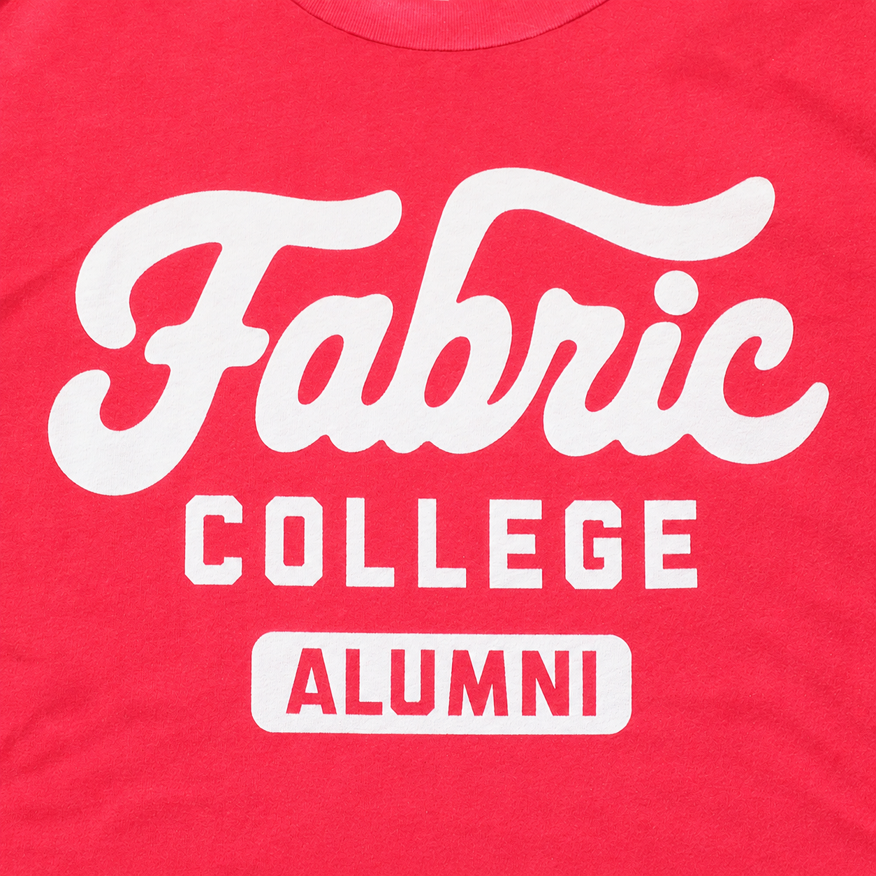 Fabric College: Alumni - T-shirt (Red)