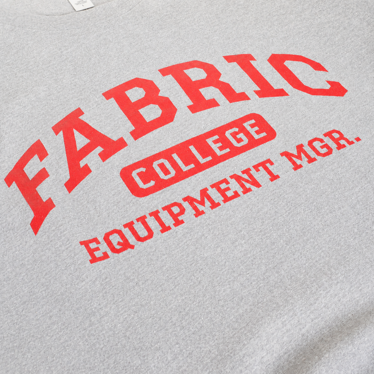 Fabric College: Equipment Manager - T-shirt (Gray)