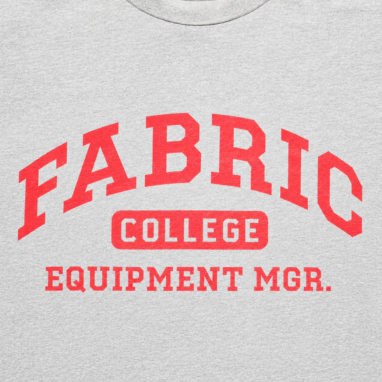 Fabric College: Equipment Manager - T-shirt (Gray)