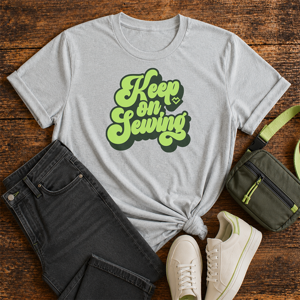 Keep on Sewing - T-shirt (Mint)