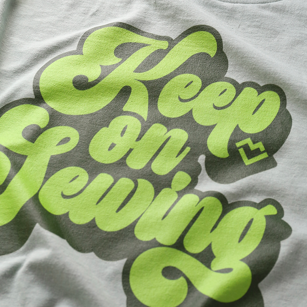 Keep on Sewing - T-shirt (Mint)