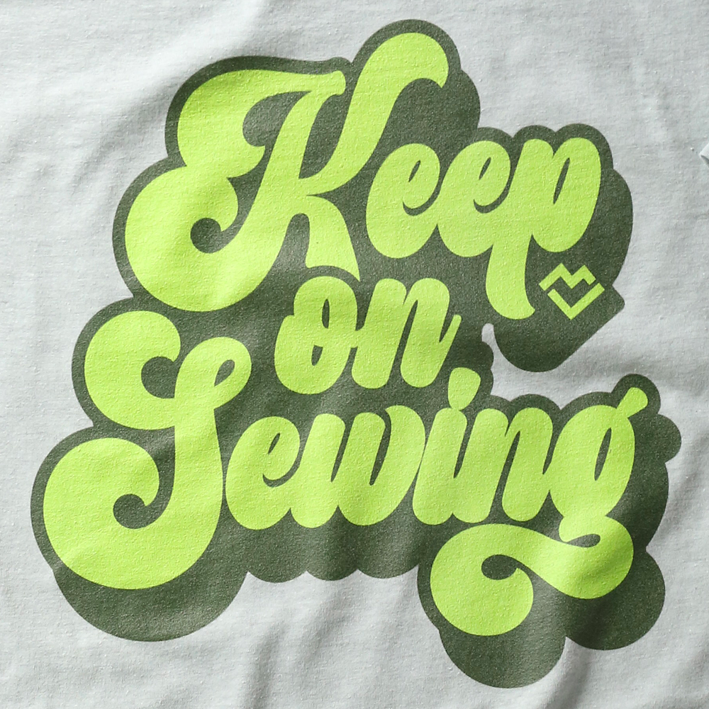 Keep on Sewing - T-shirt (Mint)