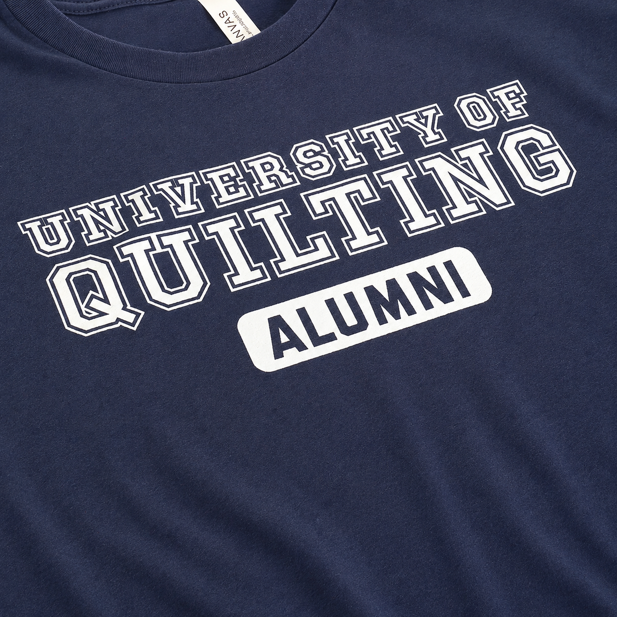 University of Quilting: Alumni - T-shirt (Navy)