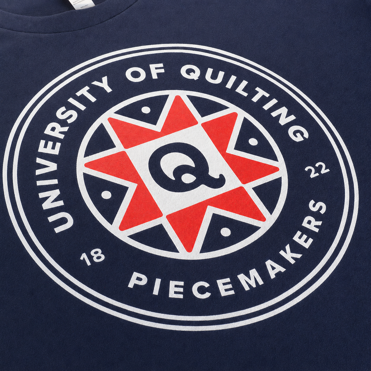 University of Quilting: Emblem - T-shirt (Navy)