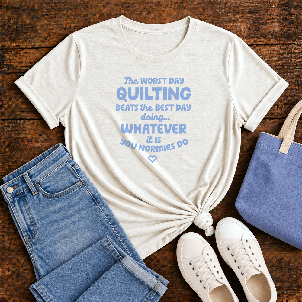 Best Day Quilting - T-shirt (Cream)