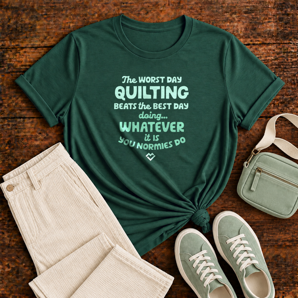 Best Day Quilting - T-shirt (Forest)