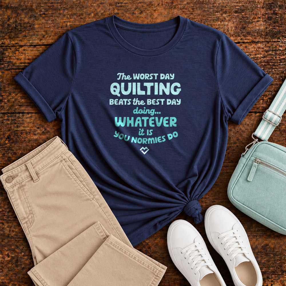 Best Day Quilting - T-shirt (Navy)