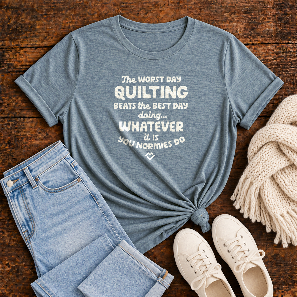 Best Day Quilting - T-shirt (Slate)