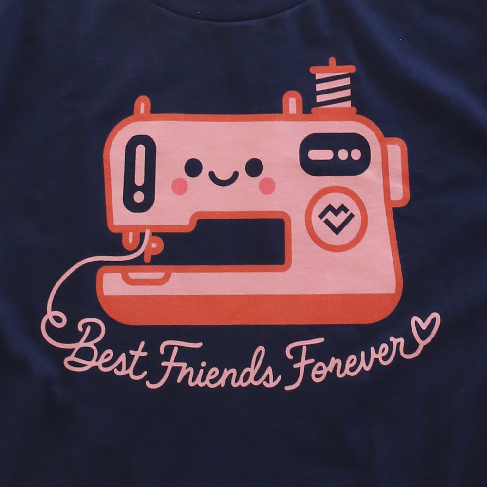Best Friends Forever (Navy) - T-shirt
