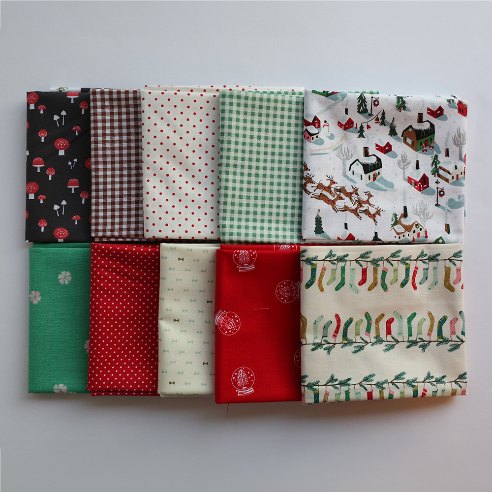 Christmas Toadstools 2 - Fat Quarter Bundle
